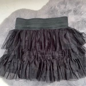 Black Tutu Costume Mini Skirt